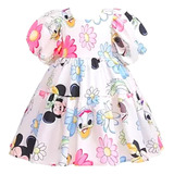 Vestido Niña Minnie Con Diadema 