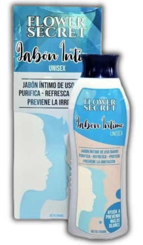 Jabón Íntimo De Uso Diario Unisex Flower Secret Delicados