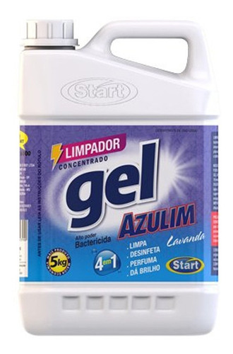 Limpador Concentrado Gel Azulim Lavanda 5kg