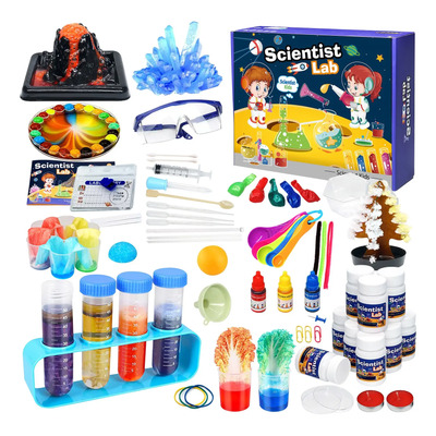 Española Kit Ciencia Para Niños 74 Experimentos Laboratorio | MercadoLibre