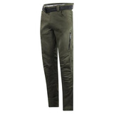 Pantalón Casual Moto Ls2 Straight Verde Fibra De Kevlar 