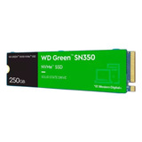 Ssd Western Digital Sn350 250gb M.2 Nvme Wd Green