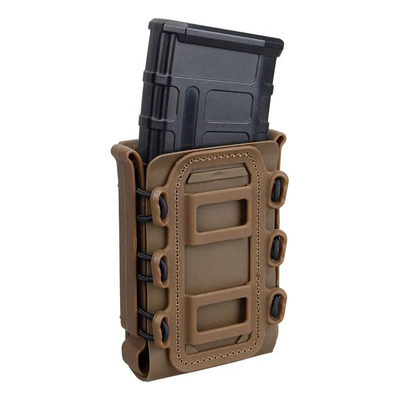 Porta Cargador Táctico Soft Shell Para Arma Larga 5.56 7.62 Color Dark Earth Idogear Bg3516