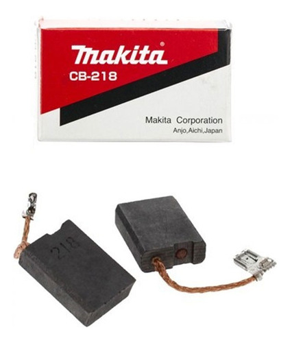 Juego Carbones Makita Cb218 Para  Hm1812/ga9060