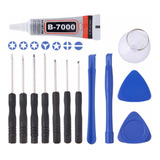 Kit Reparación Pantalla Celular Pegamen Adhesivo B7000  15ml