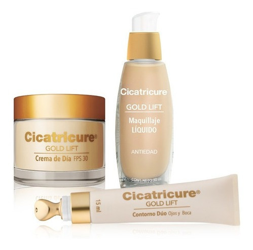 Cicatricure Combo Gold Lift Maquillaje + Lift Día + Contorno
