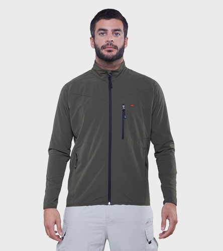 Campera Soft Shell Elastizada Hombre - Charm Montagne