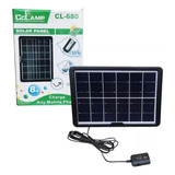 Panel Solar Cargador Celular 8w 6v Energía Solar Cl-680