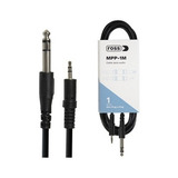 Cable Ross Mpp1-1m Mini Plug 3.5 A Plug Stereo 6.5 1 Metro