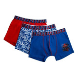 Boxer Niño Algodón Caffarena Talla 6 Pack X3 Spiderman