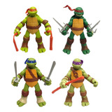 Tortugas Ninja Set De 4 Figuras