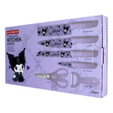 Set De Cuchillos Sanrio , Hello  Kitty,  Kuromi Melody 