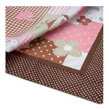 Caminho De Mesa 1,00m X 38cm  - Estampas Variadas 