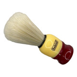 Pincel De Barbear Para Barbeiro Vermelho E Creme Cod 524