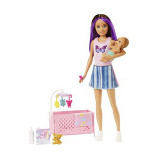 Muñeca Barbie Y Accesorios Crib Playset Skipper