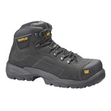 Zapato Caterpillar Coolant Color Negro Hombre Con Casquillo