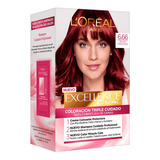 Kit Tintura Excellence Creme Loreal 6.66 Rojizo Profundo