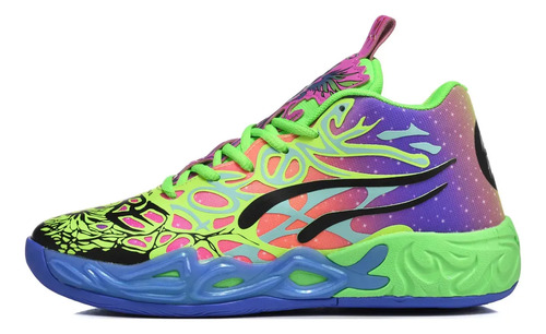 Tenis De Baloncesto Puma Mb.04 Lamelo Ball | Amortiguación Nitro, Estabilidad Y Estilo Único Unisex