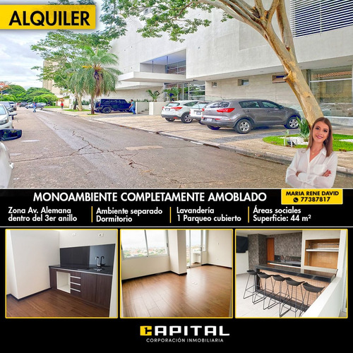Monoambiente Amoblado En Alquiler - Edificio Vento!!