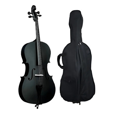 Chelo Cello Estudiante 4\u002F4 Negro Amadeus Cellini Mc760lbkmt | Meses sin interés
