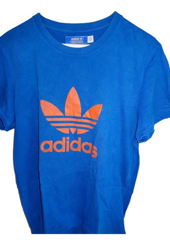 Set 2 Playeras adidas Blanca Y Azul Talla M Hombre 