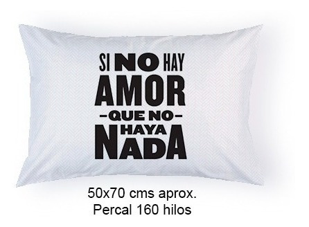 Fundas Para Almohadas De Cama Con Frases Estampas