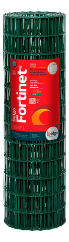 Tela Verde Belgo Fortinet  2,5mm - 10x5cm -  1,83x25m