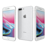 Apple iPhone 8 Plus 64gb Silver Cargador Cable Funda Glass