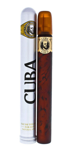 Perfume Importado Cuba Gold Masculino 35ml 