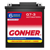 Bateria Para Motocicleta Tipo Gel Agm G7-3 Gonher