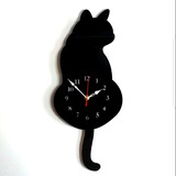 Reloj De Pared Diseño Gato Sentado