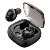 Audífonos In-ear Inalámbricos Bluetooth Negro Pantalla Led