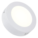 Lampara De Sobreponer Led 9w Luminaria Plafón Blanca 5pzs