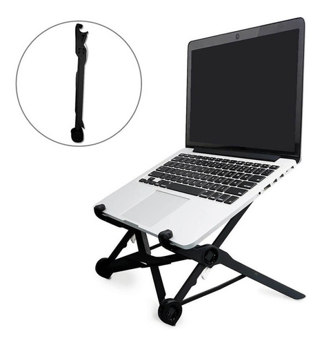 Base Soporte Laptop Tablet Vertical Plegable Cama Flexible