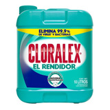 Blanqueador Líquido Cloralex El Rendidor 10l Elimina 99.9%