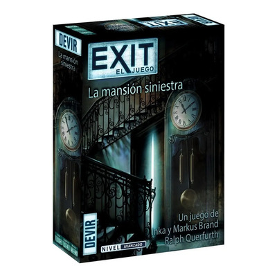 Juego De Mesa Devir Exit La Mansión Siniestra Avanzado 12+ | Envío gratis