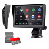 Leitor De Som Portátil Para Carro C/ Carplay Android + 64gb 