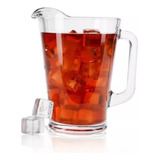 Jarra Para Cóctel Cervezas Pitcher 1600ml Vidrio Templado Color Transparente