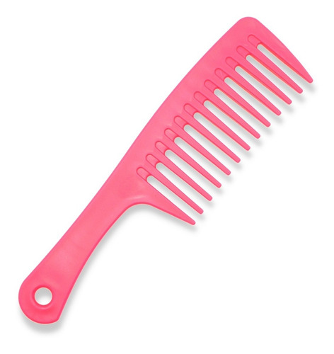 Peine Dientes Anchos Profesional Estilista 24 Cm Rosa Bausse