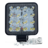 Barra Led Faro Auxiliar 16 Led 48w Cuatri 4x4 Agro Off Road