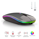 Mouse Ratón Compatible Con Huawei Inalámbrico Gris