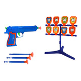 Juguete De Disparo Pistola Dardos Con Objetivos Para Niños