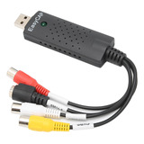 Adaptador De Saída De Vídeo Capture Card Usb2.0 Dvd Vhs De 4