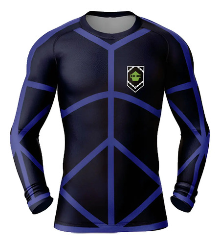 Japanese Lock Anime Top Isagi Jersey Cosplay Blue
