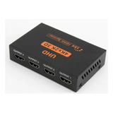 Splitter 1x4 Hub Distribuidor Hdmi 4k Fullhd Vídeo Áudio