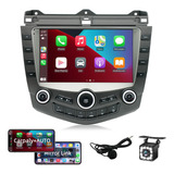 Estéreo 2+32g Carplay Cámara Gps Para Honda Accord 2003-2007