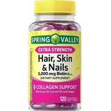 Hair, Skin & Nails 5,000 Mcg Biotina Con Colágeno