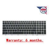 Us Non-backlit Keyboard For Hp Elitebook 750 755 850 855 Aab