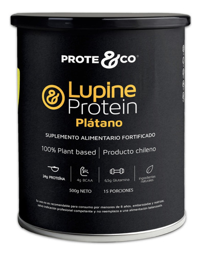 Prote&co - Lupine Protein Plátano 500g
