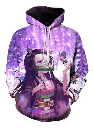 Anime Asesino Demonio Kamado Nezuko Sudadera Con Capucha Adu